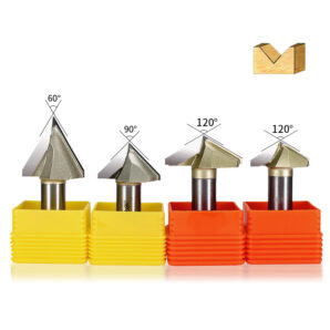 Fraise CNC 3D V Groove 60° – Mèche de Routeur en Carbure pour Gravure Bois et Acrylique