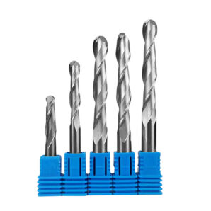 Bonne qualité pas cher prix carbure sculpture peu 6mm 2f boule nez fraise carbure Cnc fraise routeur bits 5mm Ballnose bits